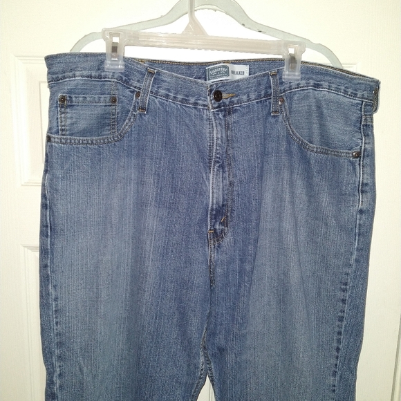 Levis Strauss Signature Relaxed Blue Denim Jeans Men's sz 40x30. - Picture 3 of 7